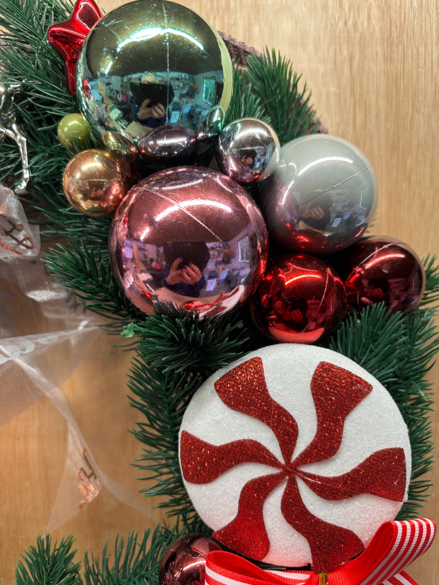 Lollipop Christmas Wreath