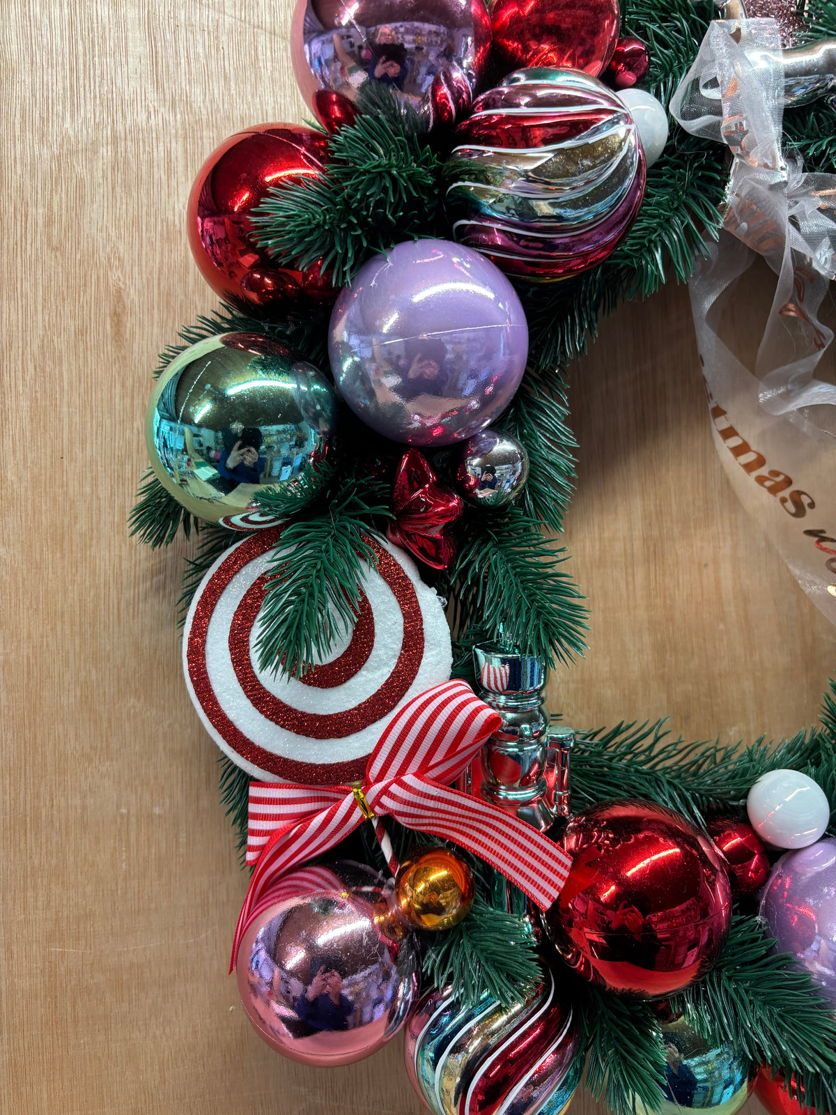 Lollipop Christmas Wreath