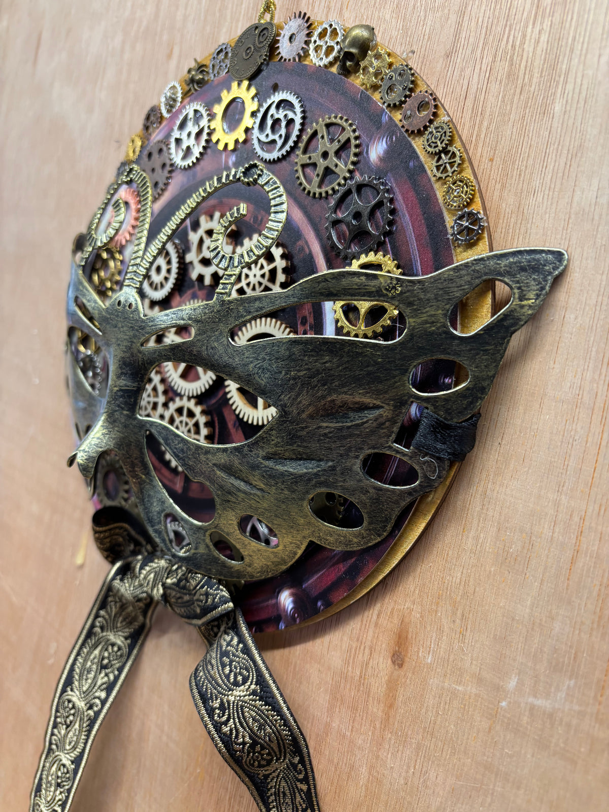 Masquerade Mechanica Wreath