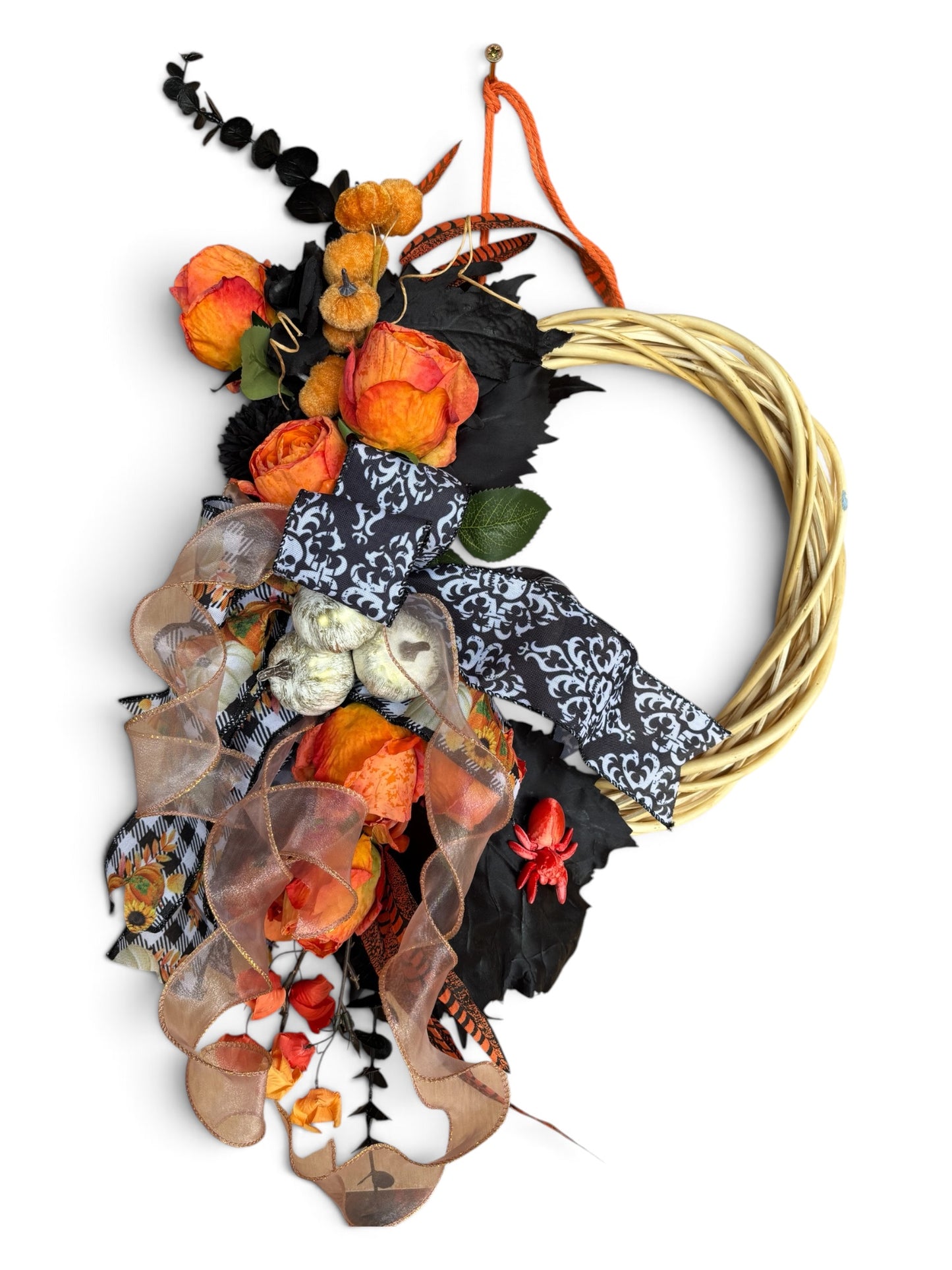 Autumn Spider Wreath