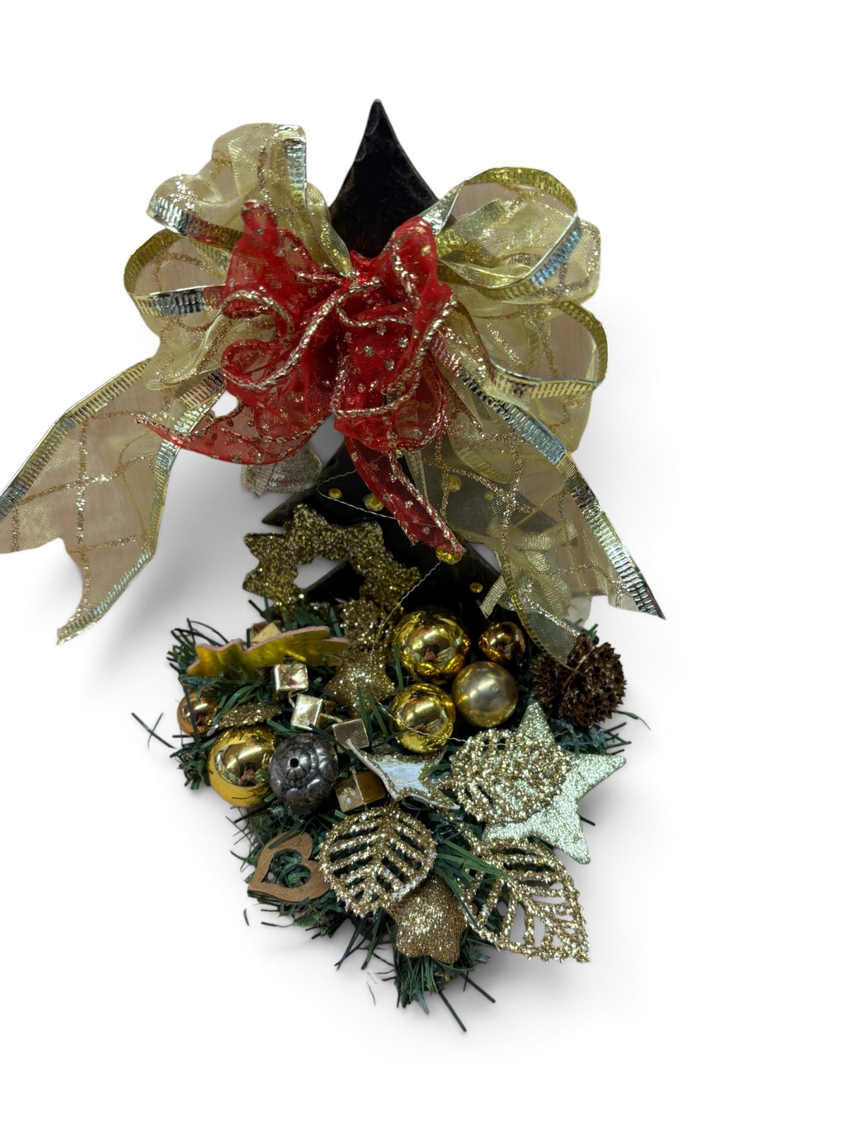 Golden Christmas Wrought Iron Tree