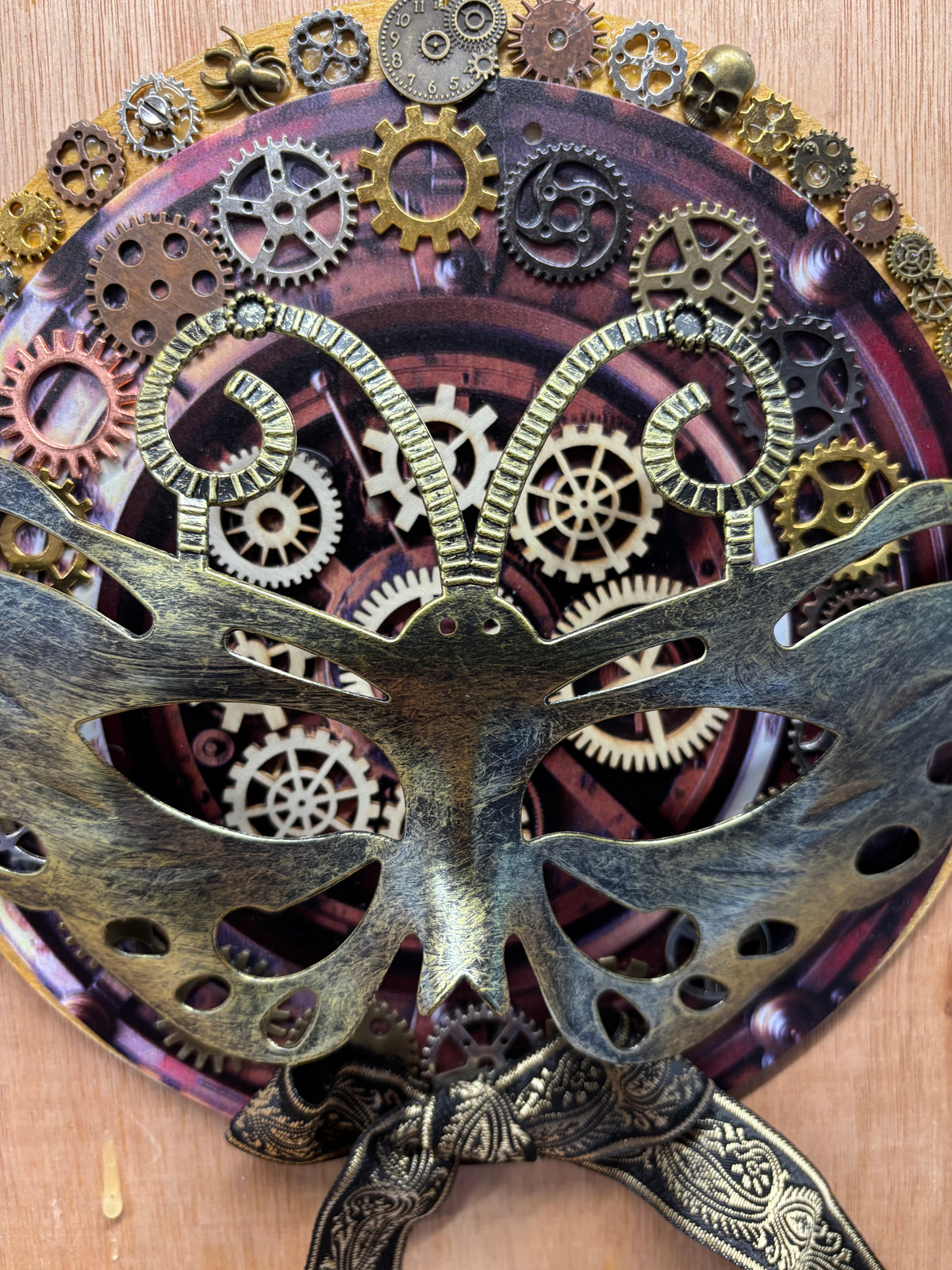 Masquerade Mechanica Wreath