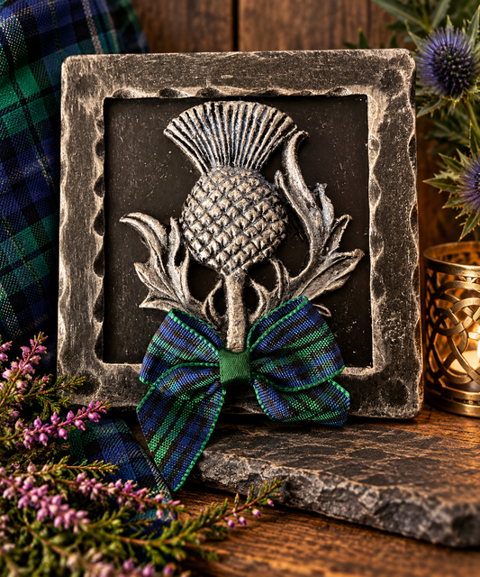 Thistle Plaque - Silver