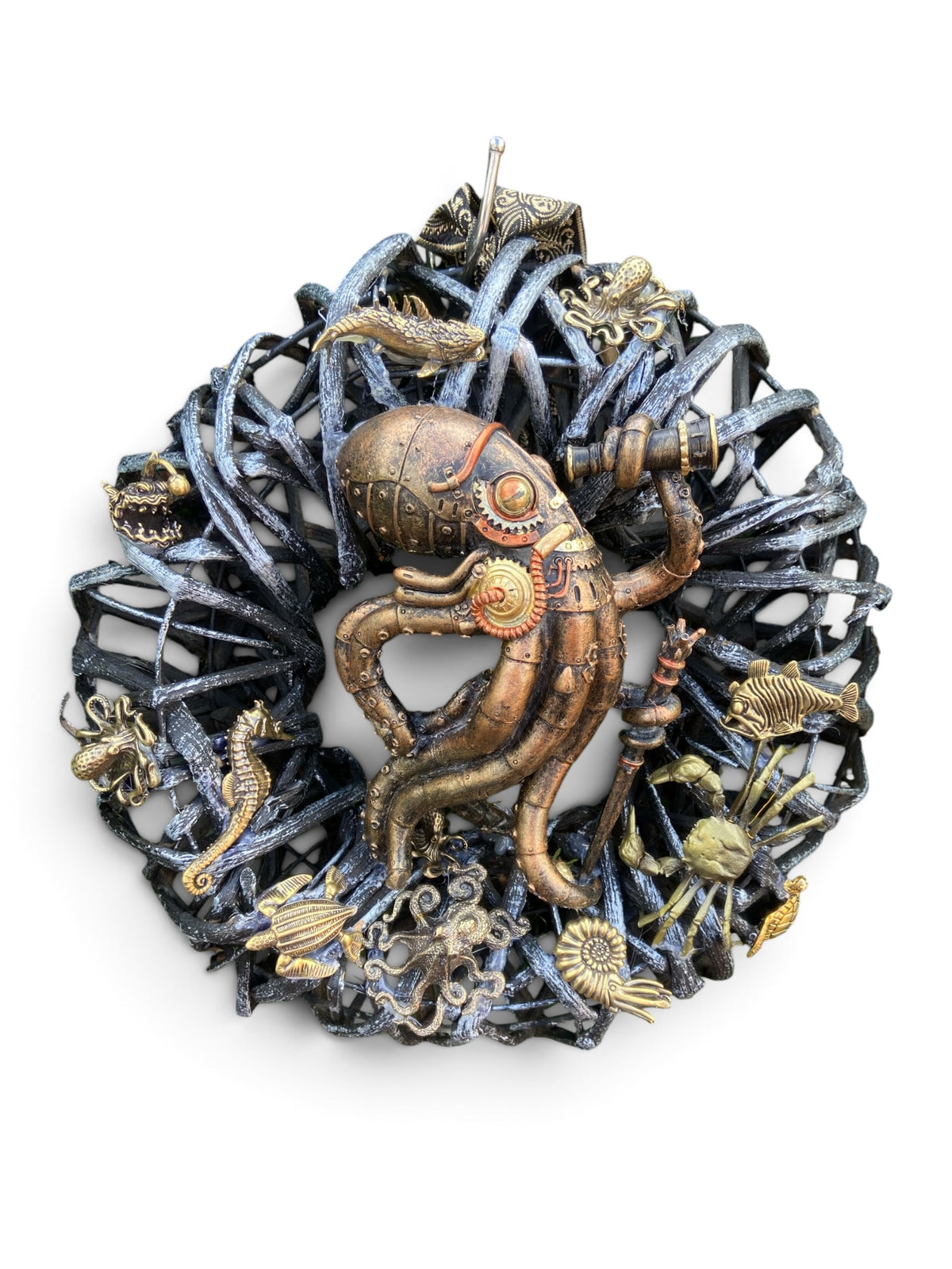Steampunk Ocean Explorer Wreath
