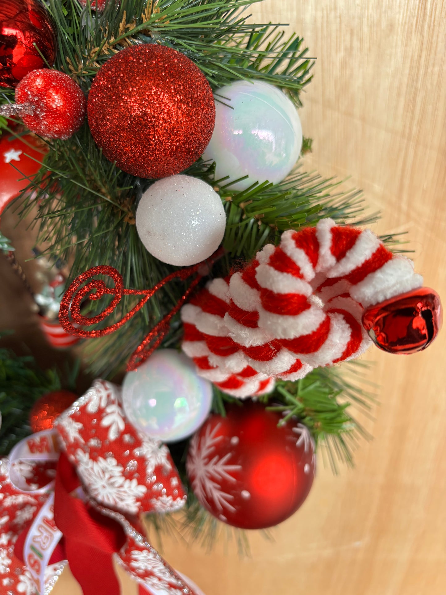 Reindeer in a Balloon Wreath