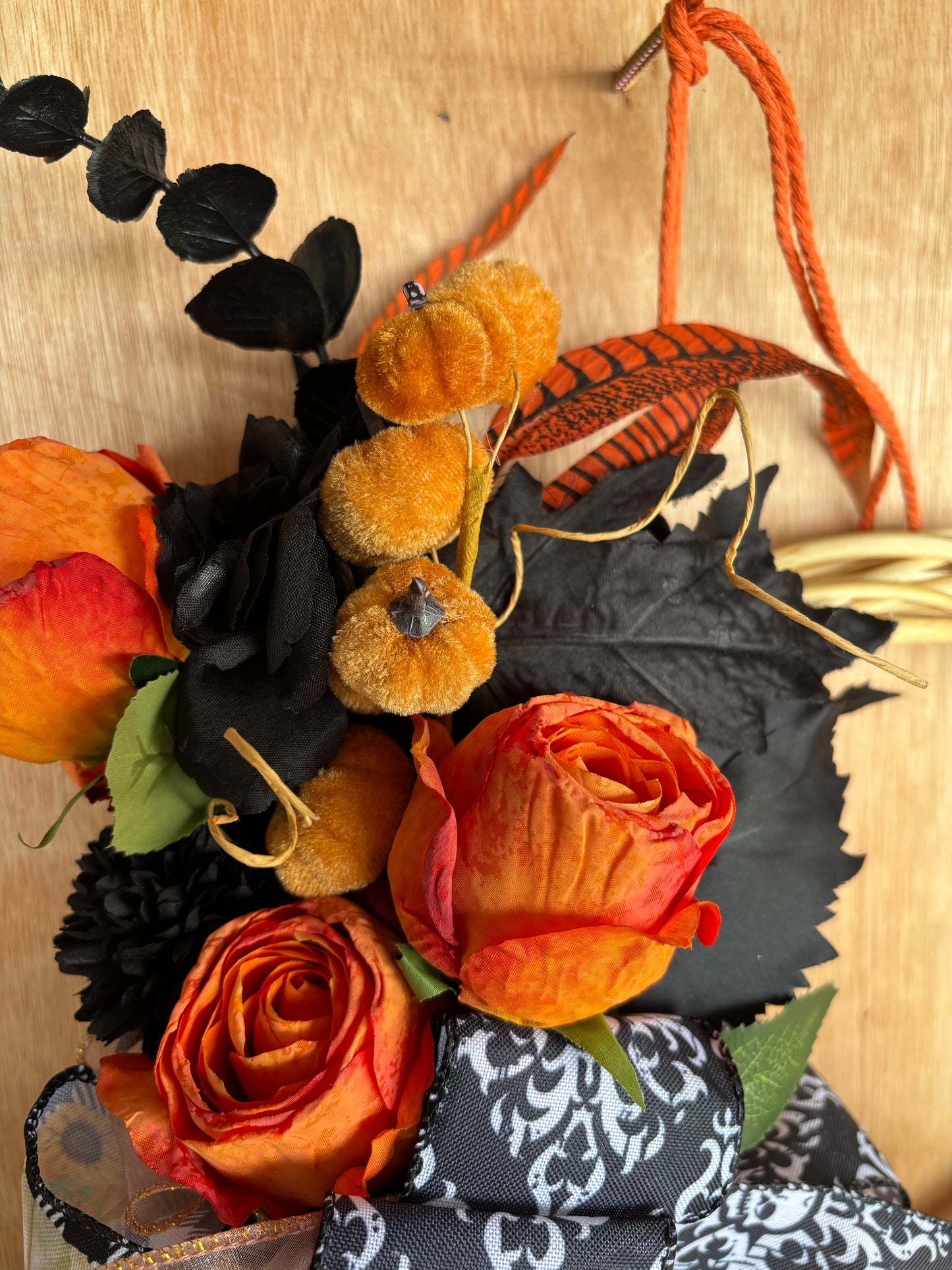 Autumn Spider Wreath