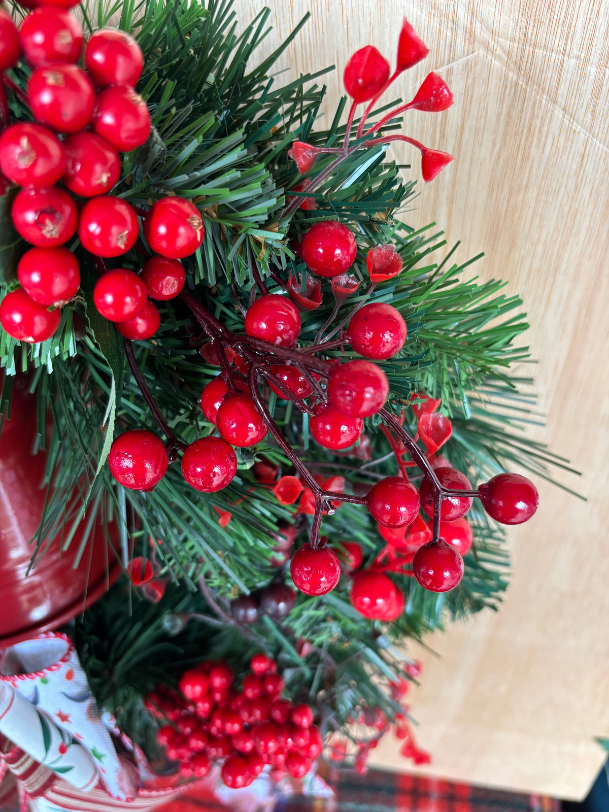 Red Berry Bell Wreath