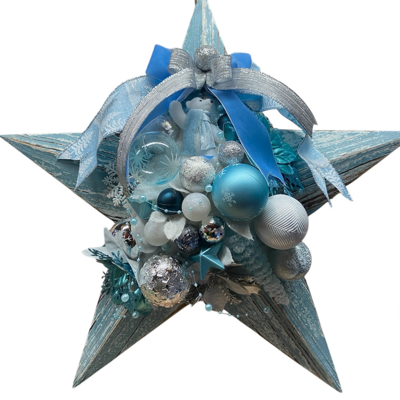 Blue and White Star