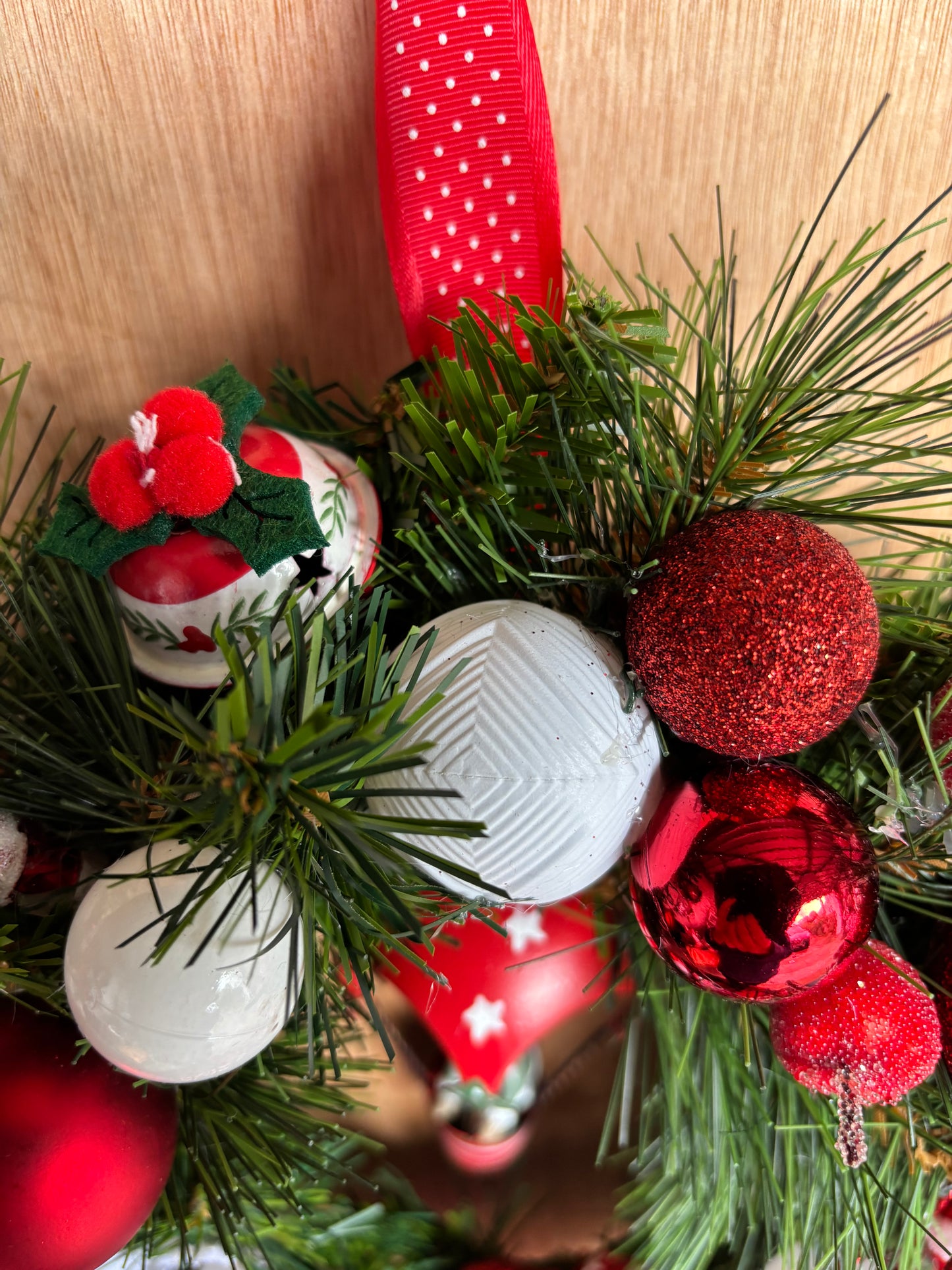 Reindeer in a Balloon Wreath