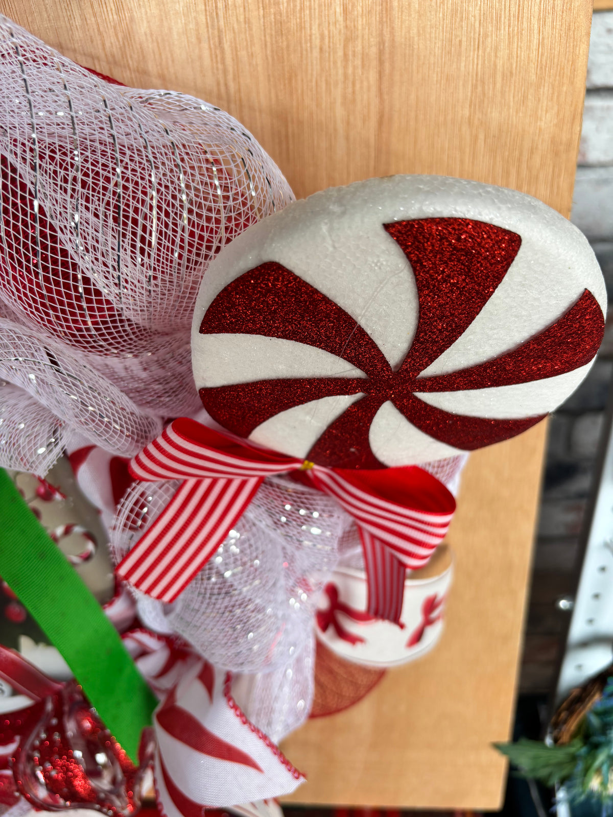 Red Ribbon Wreath