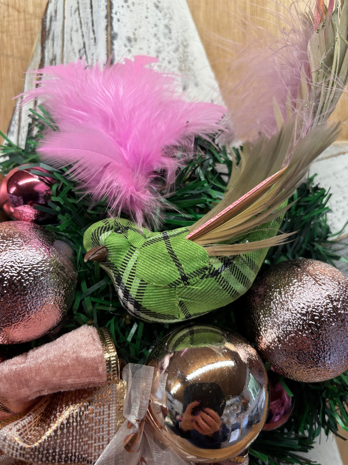 Green Bird Festive Star